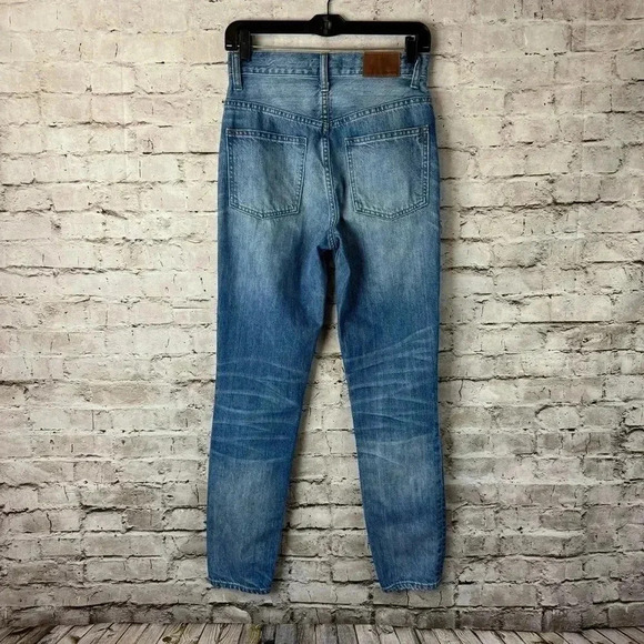 Madewell Women's Size 25 Rigid Skinny Jeans Distressed H5845 High Rise SOLD OUT - Picture 13 of 14